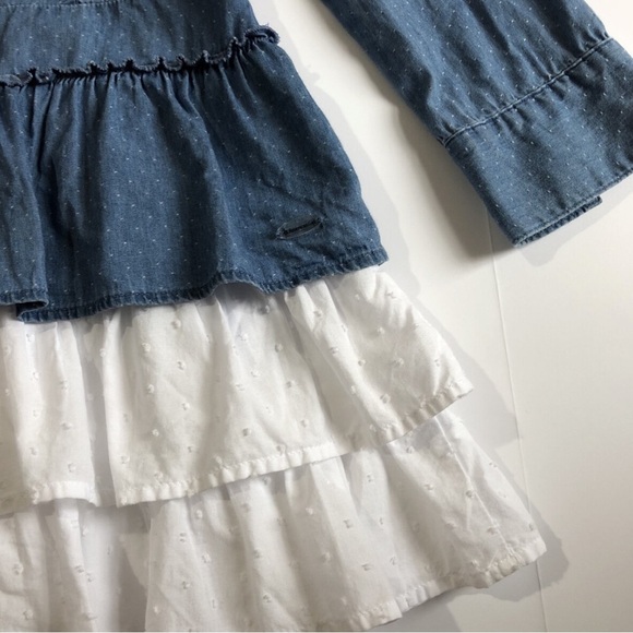 American girl denim ruffle tunic/dress size 8 - Picture 14 of 15